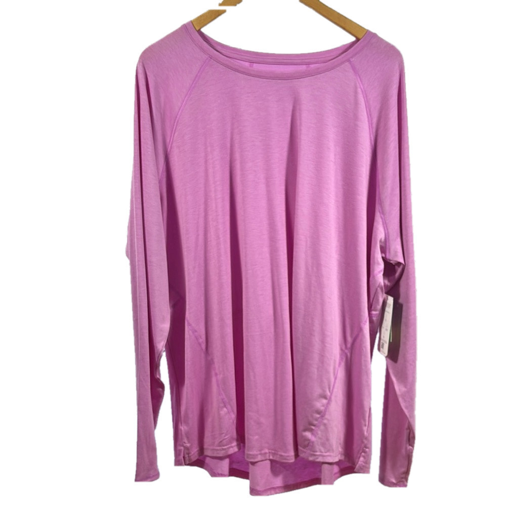 Tek Gear Pink Relaxed Long Sleeve Tee